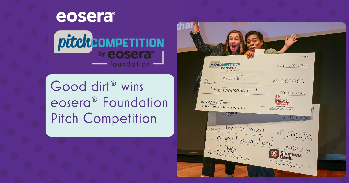 Good Dirt® Wins eosera® Foundation Pitch Competition