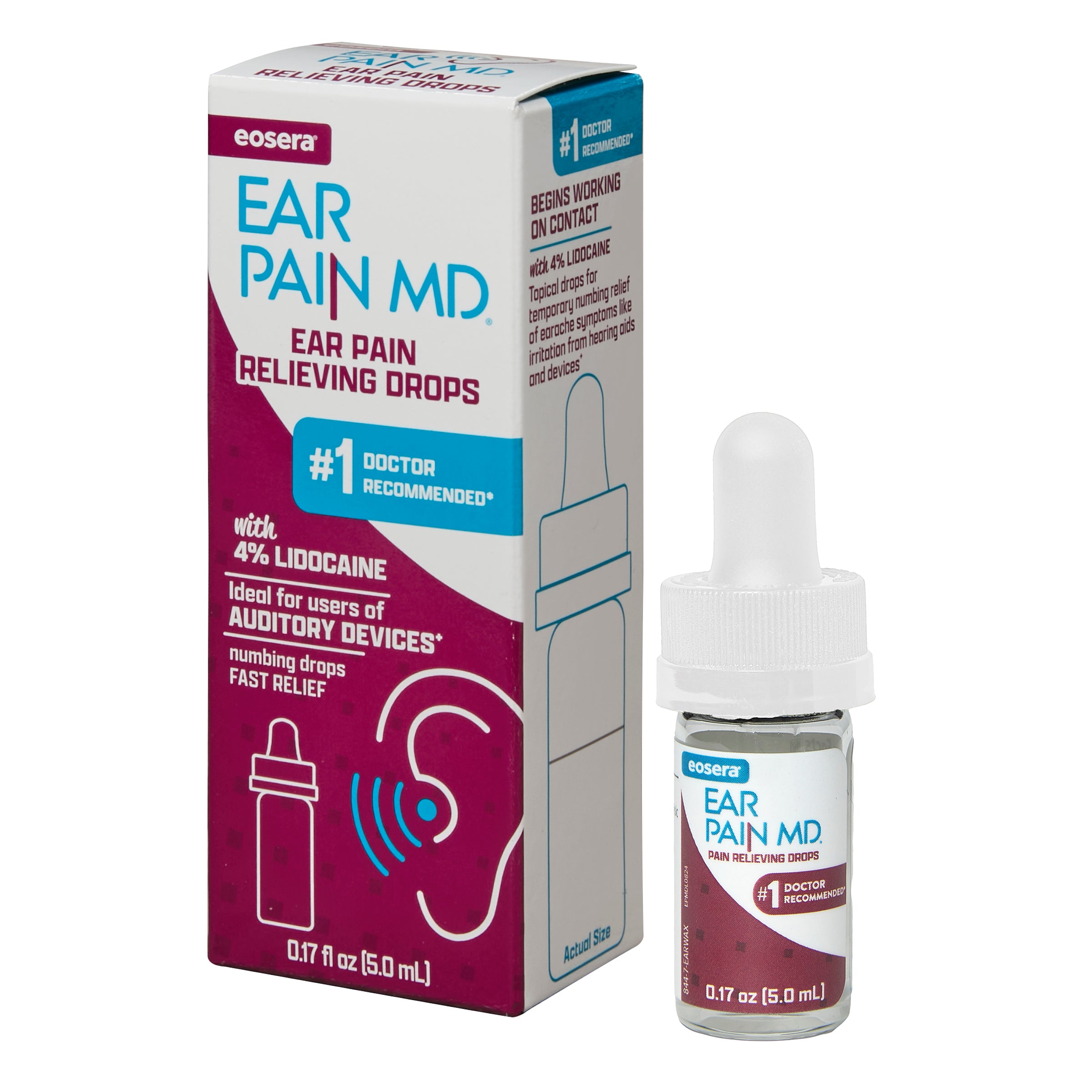 Eosera Ear Pain MD for Hearing Aid Users - 5 mL (OTC)